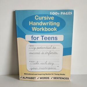 Cursive Handwriting Workbook for Teens